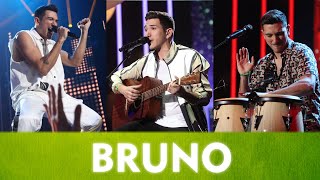 OT 2020  🥁 Lo mejor de Bruno Top 12 actuaciones 🥁 [upl. by Ariane]