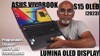 டாப் display செம்ம Performance laptop Asus vivobook S15 OLED 2023 Review  தமிழ் [upl. by Idoux]