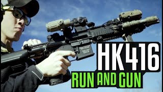 Running and Gunning with the HK416 [upl. by Clare]