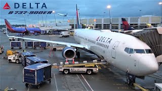 Delta Boeing 737 🇺🇸 Seattle SEA to New York JFK Approach over Manhattan NYC 🇺🇸 FLIGHT REPORT [upl. by Leuqram]