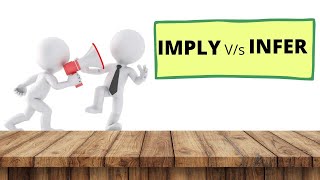 Difference between Imply and Infer  Imply Vs Infer  Vocabulary  Learning of the day [upl. by Izawa975]