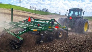 Great Plains TurboMax Vertical Tillage Demo [upl. by Adnerak]