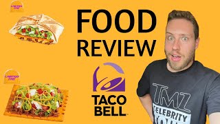 Taco Bell CheezIt Tostada amp Crunchwrap Supreme Food Review [upl. by Newg]