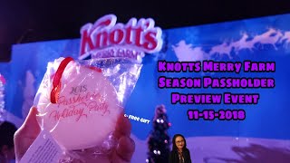 Knotts Merry Farm Season Passholder Preview Event [upl. by Hctim]