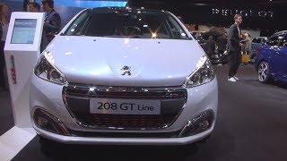 Peugeot 208 GT Line 3P 16 BlueHDi 120 SampS BVM6 2017 Exterior and Interior [upl. by Naziaf916]