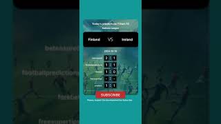 Finland vs Ireland Today Prediction football predictions bettingtips [upl. by Garlanda]