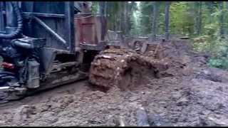 Valmet 8403 in mud [upl. by Inavihs]