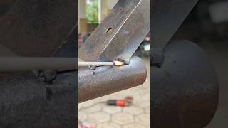 Amazing spot welding techniques and tricks on thin metal tips art weldingart welding diyproject [upl. by Nallak160]