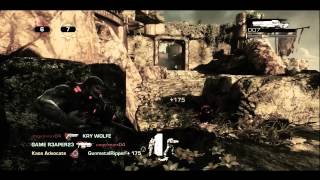 Kaos Advocate  quotWith A Cursequot Gears of War 3 Montage HD [upl. by Wolford755]