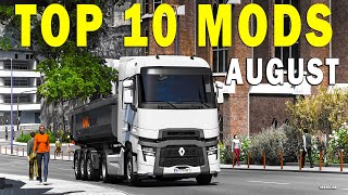 TOP 10 ETS2 MODS  AUGUST 2024  Euro Truck Simulator 2 Mods [upl. by Kerrison]