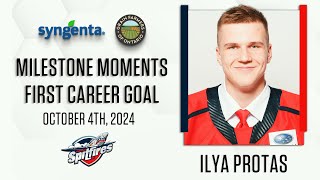 OHL Milestones  Ilya Protas  First Career Goal [upl. by Sotnas]