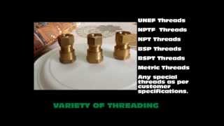 Types of Brass Compression Fittings Bushes Plugs Tees Elbows UnionConnectors [upl. by Tanya]