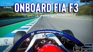 Onboard FIA F3  Jerez  Enzo Fittipaldi [upl. by Aissilem]