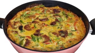 HOW TO MAKE PLANTAIN SHRIMPS EGG FRITTATA [upl. by Ajile]