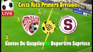 Live Football Santos De Guapiles Vs Deportivo Saprissa ll Live Costa Rica Primera Division [upl. by Oigimer]