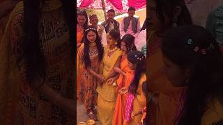 Pahadi Haldi Rasam uttarakhand kumauni jaimala family wedding [upl. by Atinaw571]