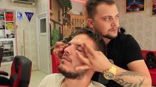 ASMR Turkish Barber FaceHead and Body Massage 129 ‍♂️ [upl. by Eiryt]