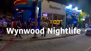 Walking Wynwood Miami Nightlife [upl. by Asik]