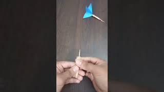 How to make toothpick darteasy toothpick dart [upl. by Welsh]