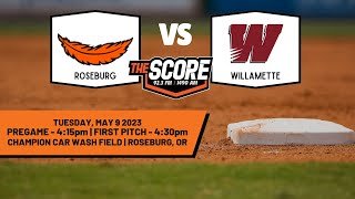 Roseburg Baseball vs Willamette Wolverines 5923 [upl. by Zohara349]