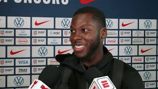 Yunus Musah PostMatch Interview  USMNT vs Jamaica  November 18 2024 [upl. by Anaila]