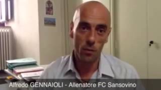 Sansovino Calcio parla lallenatore Gennaioli [upl. by Aivek]