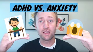 Anxiety vs ADHD  The Difference  How You Can Tell [upl. by Binnie]