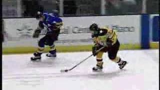 Lyon Messier Big Hit NHL Prospect [upl. by Malti]