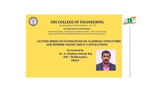 Fermatquots Little Theorem  Dr A Stephan Antony Raj  SNS Institutions [upl. by Mathur746]