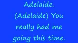 AnberlinAdelaide w lyrics [upl. by Nylatsirhc428]