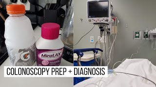 VLOG  Colonoscopy Prep Diagnosis [upl. by Ahtnama]