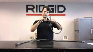 How To Use the RIDGID® Toilet Auger Cable [upl. by Samaj]