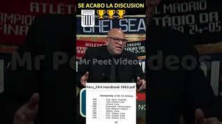 MR PEET CONTENTO PORQUE FIFA RECONOCIO QUE ALIANZA LIMA ES CAMPEON DEL AÑO 1934 [upl. by Ahsilahs]