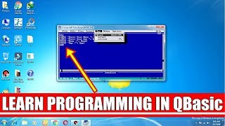 Learn Programming In QBasic 2019  How To Write QBasic Code Full Tutorial 2019 [upl. by Alisun]