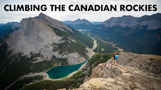 EEOR  Climbing East End of Rundle in Canada [upl. by Michal]