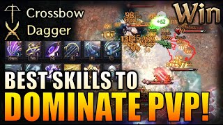 Throne and Liberty  The Best PvP Skills Specs amp Rotation for Crossbow amp Dagger [upl. by Elokkin384]