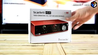 FOCUSRITE Scarlett 4i4 3rd Gen  Unboxing [upl. by Ahsenik794]