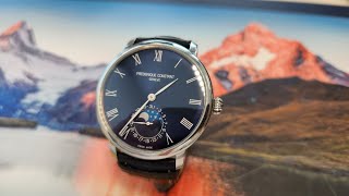 Frederique Constant Slimline Moonphase Manufacture FC705X4S456 [upl. by Eggleston]