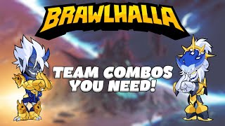 Jiro x Hattori Team Combos In Brawlhalla [upl. by Dyun]