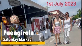 Fuengirola market🇪🇸 a walk around one of the most popular and largest markets on the Costa del Sol [upl. by Ateuqahs659]