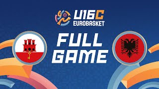 Group Phase  Gibraltar v Albania  Full Basketball Game  FIBA U16 Womens EuroBasket 2024 Div C [upl. by Anem983]