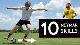 TOP 10 Neymar Skill Moves [upl. by Anatsirhc]