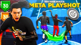 NEW META 58 PLAYMAKING SHOT CREATOR BUILD BROKE NBA 2K22 THE BEST PLAYSHOT GUARD BUILD in 2K22 [upl. by Asiluj]