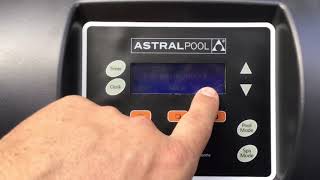 How To Set the Timer on Your Astral EQ Chlorinator [upl. by Areic575]