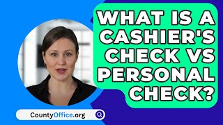 Cashiers Check vs Certified Check Understanding the Differences investment dow sp500 [upl. by Atteirneh768]