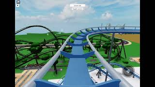 Winter Themed Floorless Coaster Theme Park Tycoon 2 [upl. by Simonette]