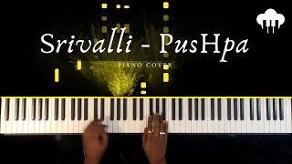 Srivalli  Piano Cover  Javed Ali  Aakash Desai [upl. by Ahsyekat]