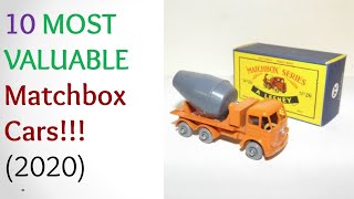 Rarest MATCHBOX Cars 2020 Vintage Matchbox Collectible Toys and Current Price Guide [upl. by Hwu]