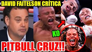 David Faitelson CRÍTICA a PITBULL CRUZ por esta razón TIENES QUE VERLO [upl. by Yasmine]