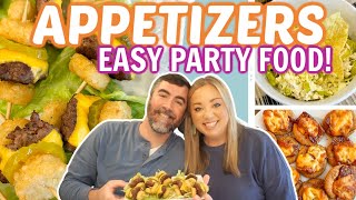 MAKE THESE 3 EASY APPETIZERS AT YOUR NEXT PARTY  FOOTBALL FOOD  PARTY FOOD APPETIZERS  MUST TRY [upl. by Wilmer]